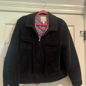 J.Jill black corduroy jacket Large